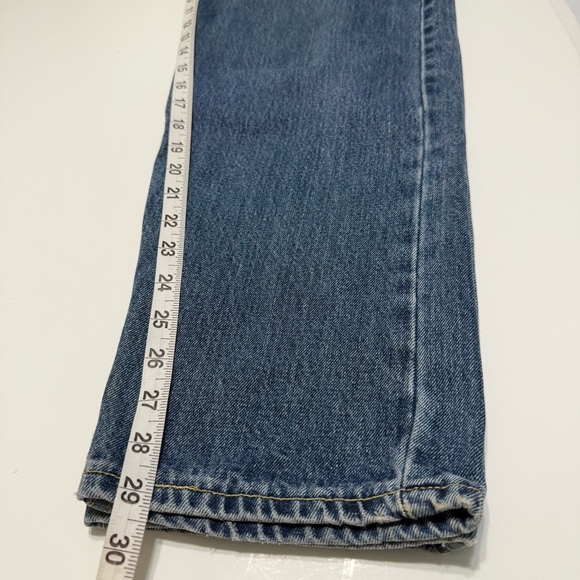 Levi's Silver Tab Jeans Straight Leg Women’s 11/12 Mid Rise 90s Y2K  Skater - Picture 12 of 13